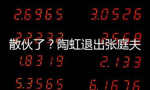 张庭公司股东陶虹退出行列传媒了散伙夫妇